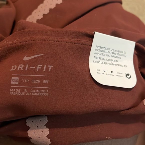 NIKE YOGA color brown size xxs new - Picture 3 of 4